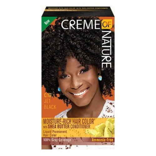 Creme of Nature Hair Dye l Color (C10 Jet Black)