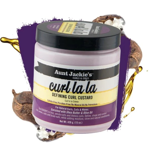 Aunt Jackie’s Curl La La Defining Curl Custard Front Afro Hair Haircare 