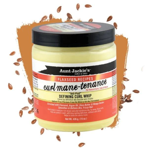 Aunt Jackie’s Curl Mane-Tenance Defining Curl Whip  Front Afro Hair Haircare