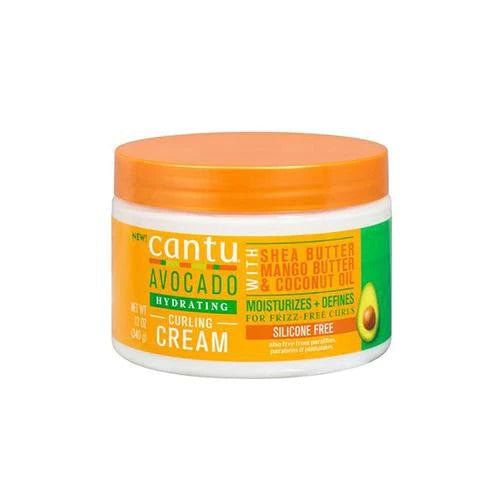 Cantu Avocado Hydrating Curling Cream Front Afro Hair Haircare