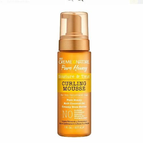 Creme of Nature Pure Honey Moisture & Twist Curling Mousse 7 oz