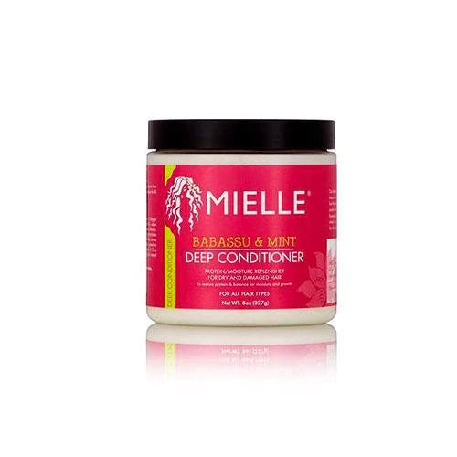 Mielle Organics Babassu Oil & Mint Deep Conditioner Front Afro Hair Haircare