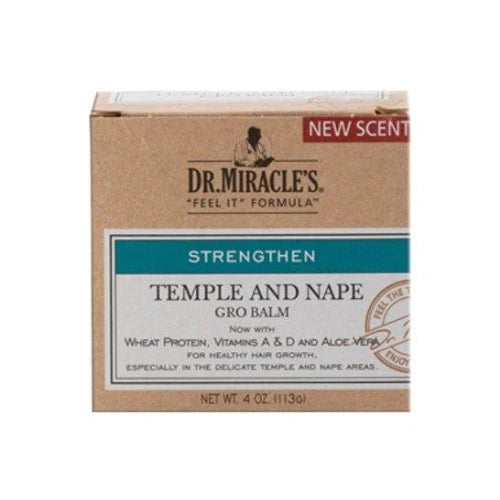 Dr Miracle's Temple and Nape Gro Balm Regular Front Afro Hair Haircare