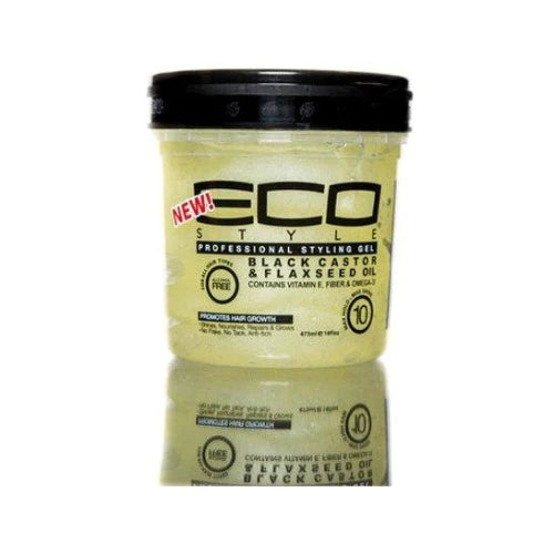 Eco Styler Styling Gel Black Castor & Flaxseed Oil Front Afro Hair Haircare