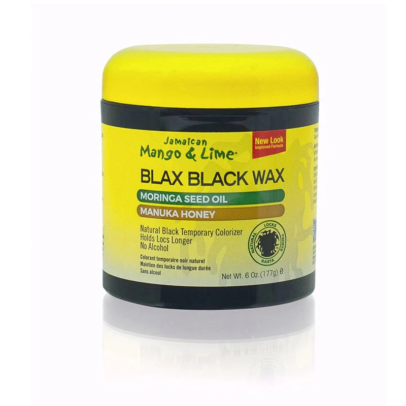 Jamaican Mango & Lime Blax Black Wax Front Afro Hair Haircare