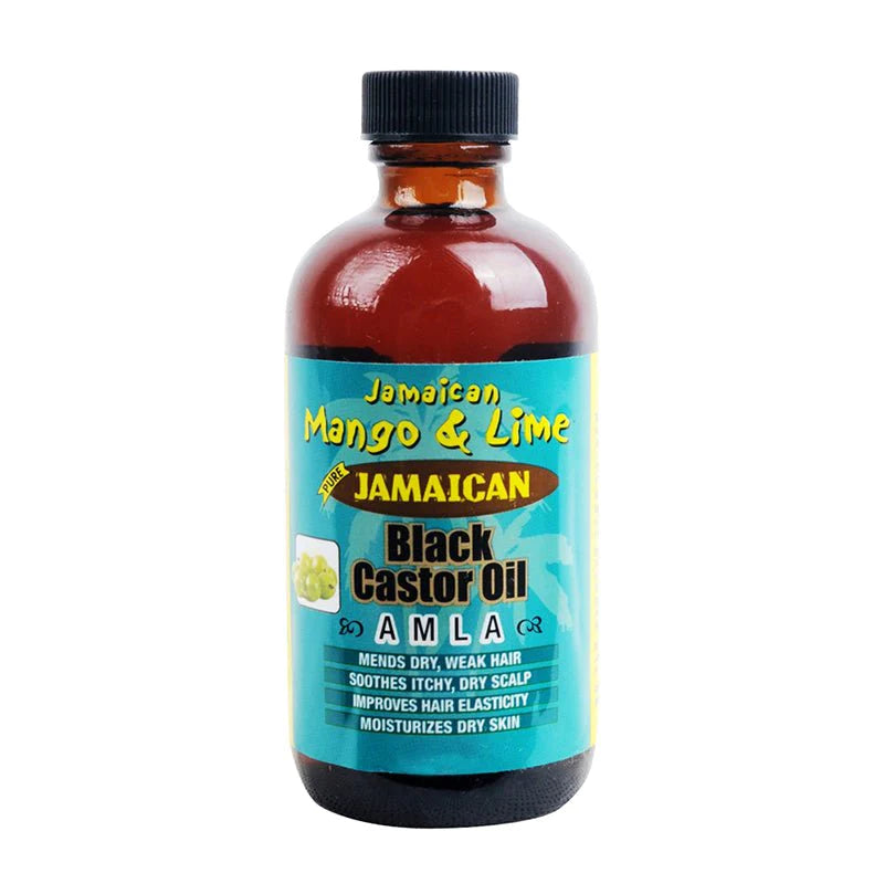 Jamaican Mango & Lime Jamaican Black Castor Oil AMLA Front Afro Hair Haircare