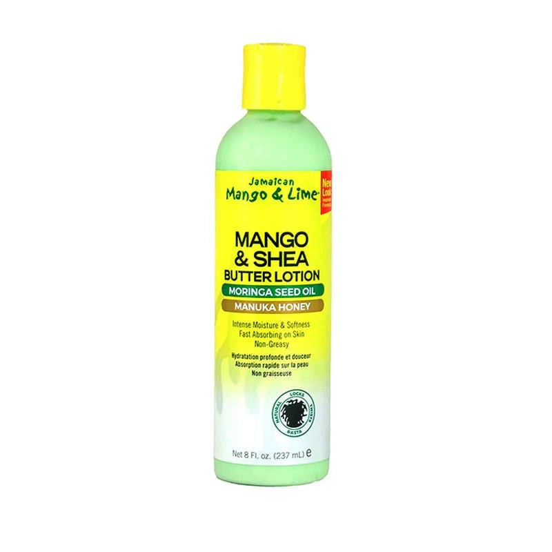 Jamaican mango & lime mango & shea butter lotion Front Afro Hair Haircare