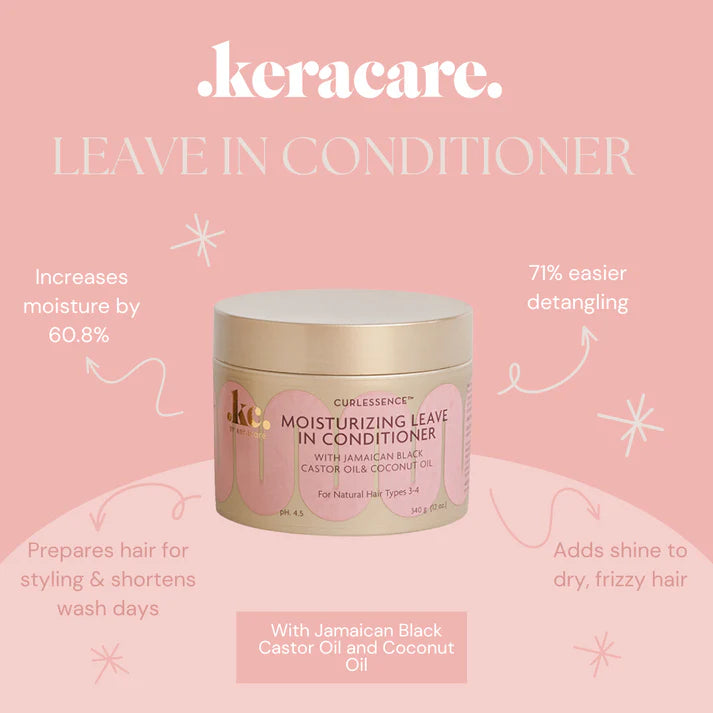 KeraCare CURLESSENCE Moist Leave In Cond 11.25oz