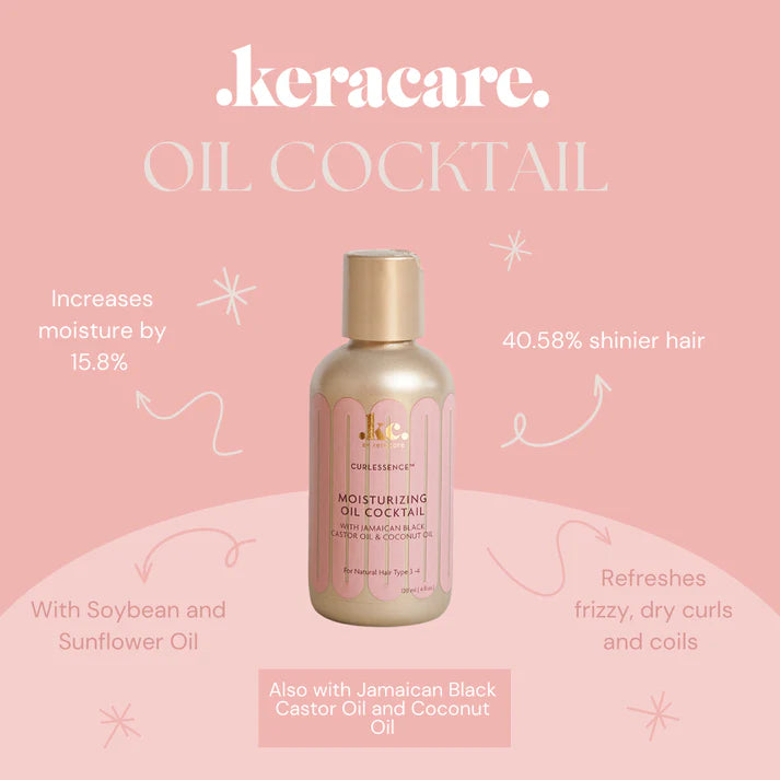 KeraCare CURLESSENCE Moist Oil Cocktail 4oz