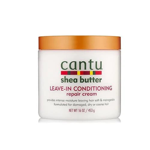 Cantu Shea Butter Leave-In Conditioning Repair Cream Front Afro Hair Haircare