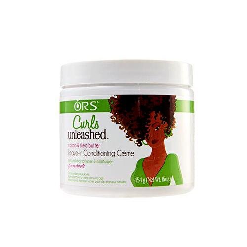 ORS Curls Unleashed Cocoa & Shea Butter Leave in Conditioner Front Afro Hair Haircare