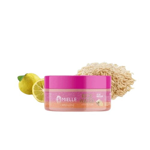 Mielle Organics Rice Water Collection Clay Masque Front Afro Hair Haircare