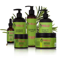 Mielle Rosemary Mint Strengthening Hair Masque, Shampoo, Oil, Daily Styling Creme, Edgel Gel Front Afro Hair Haircare