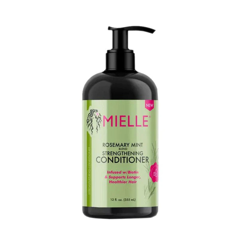 Mielle Rosemary Mint Strengthening Conditioner Front Afro Hair Haircare