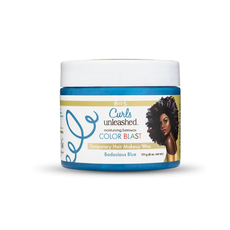 ORS Curls Unleashed Color Blast (6oz) - Bodacious Blue Front Afro Hair Haircare