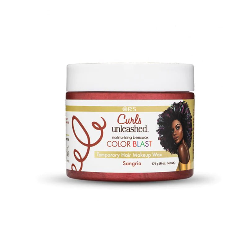 ORS Curls Unleashed Color Blast (6oz) - Sangria Front Afro Hair Haircare