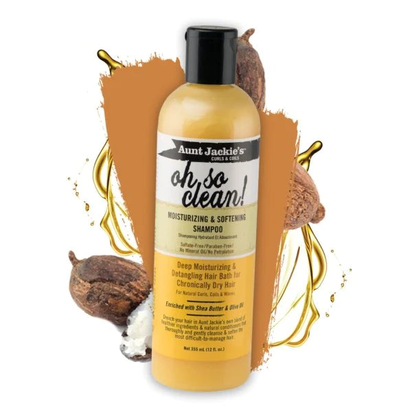 Aunt Jackie’s Oh So Clean Moisturizing Shampoo  Front Afro Hair Haircare