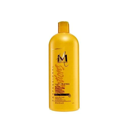 Motions Sulfate Free Active Moisture Lavish Shampoo Front Afro Hair Haircare