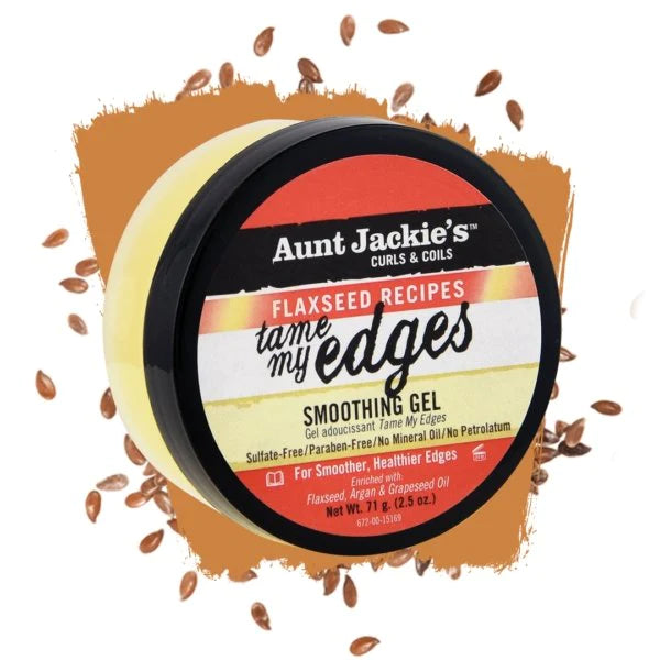 Aunt Jackie's Flaxseed Collection Tame My Edges Smoothing Gel Front Afro Hair Haircare