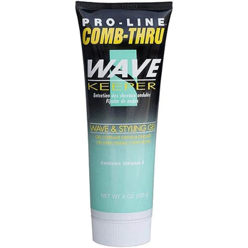 Pro Line Comb Thru Wave Keeper Wave Styling Gel Tube Front Afro Hair Haircare