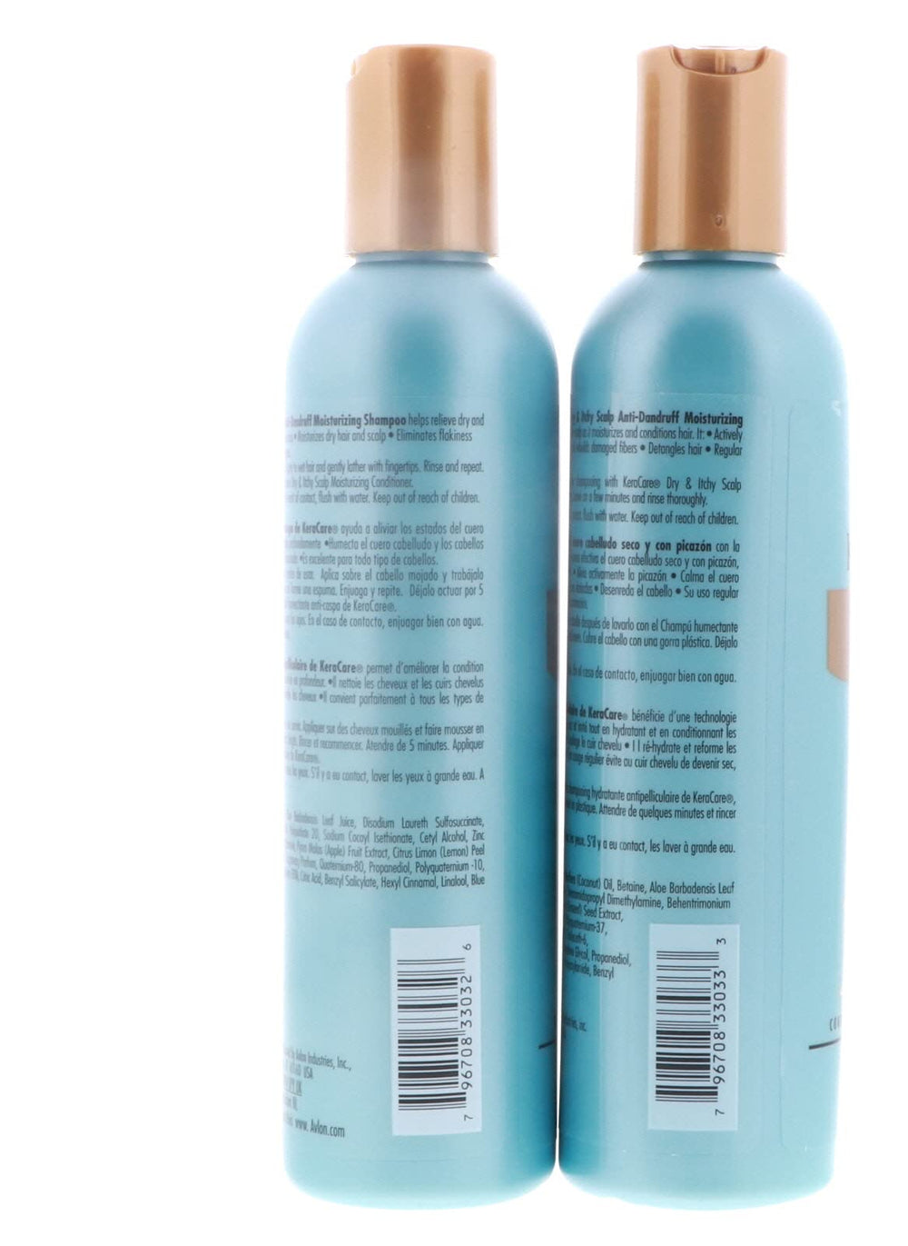 Keracare Dry&Itchy Scalp Moisturizing Shampoo + Conditioner Back Afro Hair Haircare