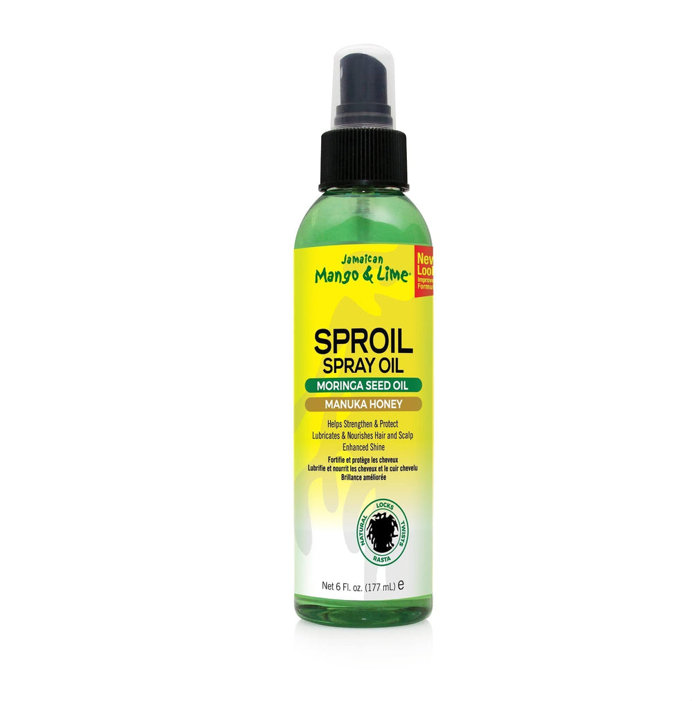 Jamaican Mango & Lime - Sproil Spray Oil Front Afro Hair Haircare